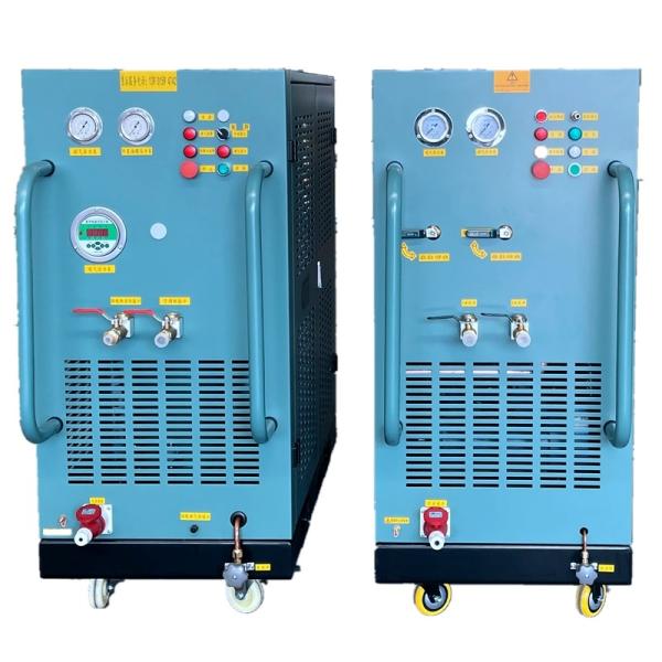 unidades centrífugas R410a bomba de recuperação de refrigerante máquina de recarga ac 5HP R134a R22 máquina de carga de recuperação
