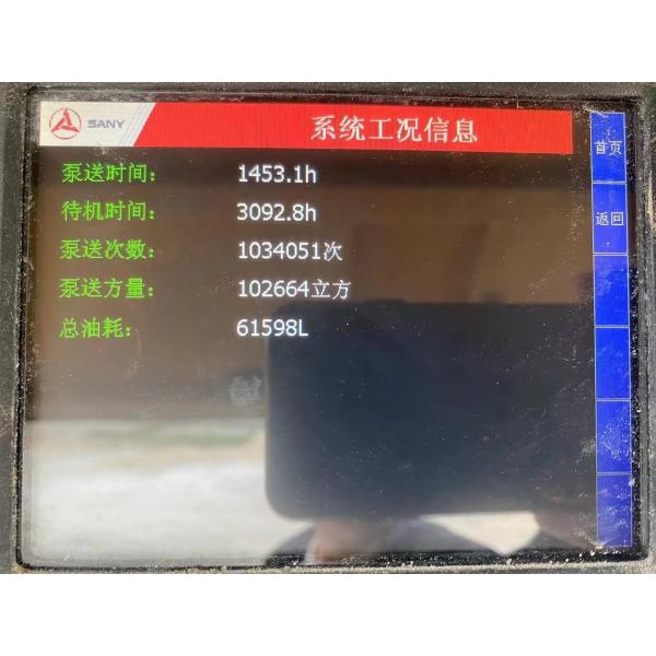 2019 Model Refurbished Concrete Pumps Benz Chassis Sany 56m Concrete Pump