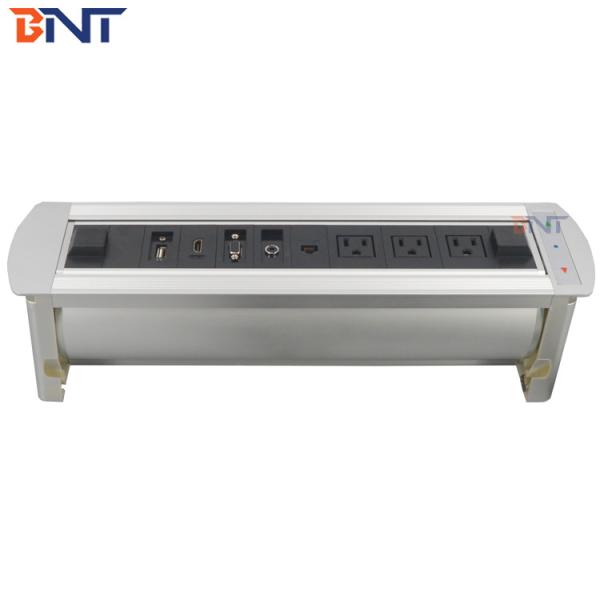 China supplier electrical motorized rotatable desktop power plugs for conference table