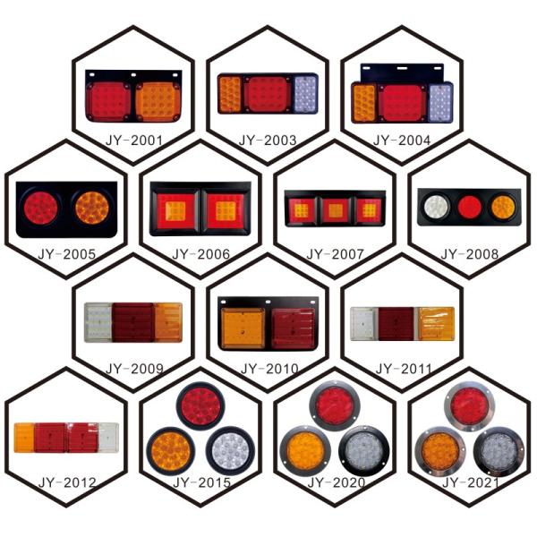 Powerful magnet base LED tail lights group