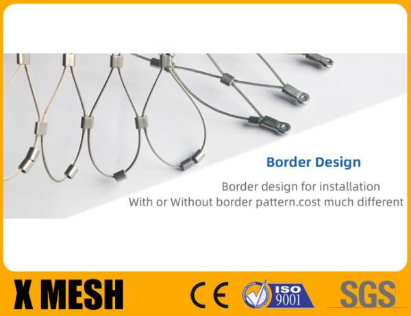 Durable Inox T Tend Stainless Steel Rope Mesh 4.0mm Zoo Enclosure Mesh