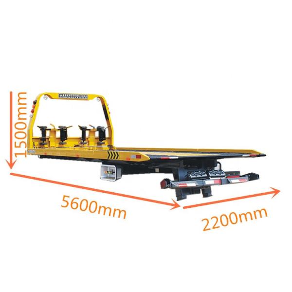 Platform Flatbed Towing Truck 360 degree Customized Size ISO