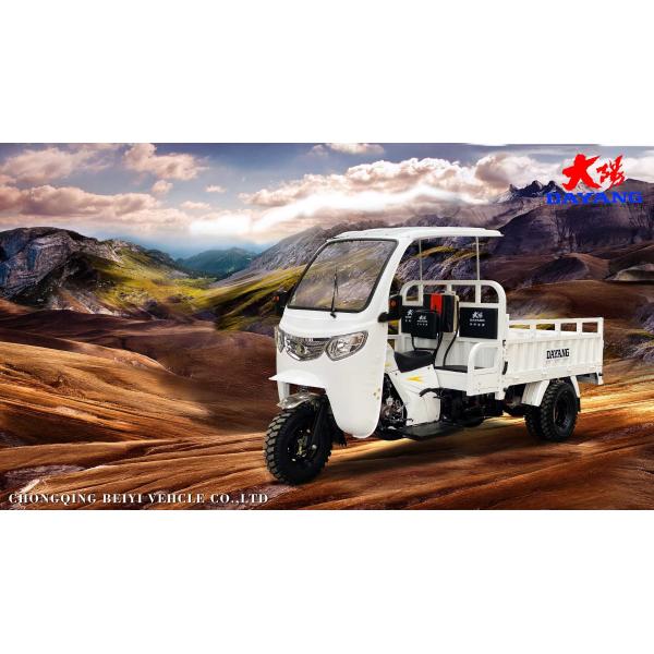 Disco delantero Sistema de freno de tambor trasero Triciclo de carga para entrega asequible en Singapur