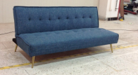 American Style Functional Sofa Bed With Solid Wood Frame , Metal Leg