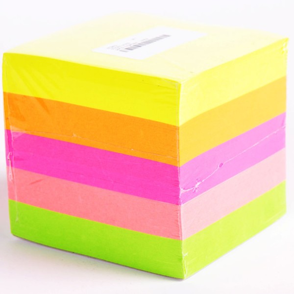 high quality office stationery fluorescence rich colors 85x85mm office supplies sticky note pads