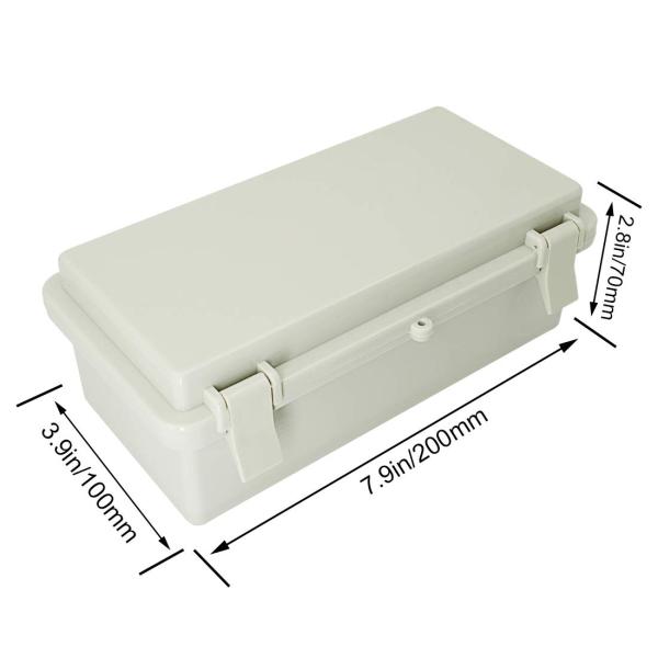 приложение пряжки IP67 20*10*7cm погодостойкое прикрепило на петлях