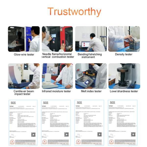 5% PTFE Reinforced Conductive PPS CF40 Plastic Granules Raw Material Self Lubricating