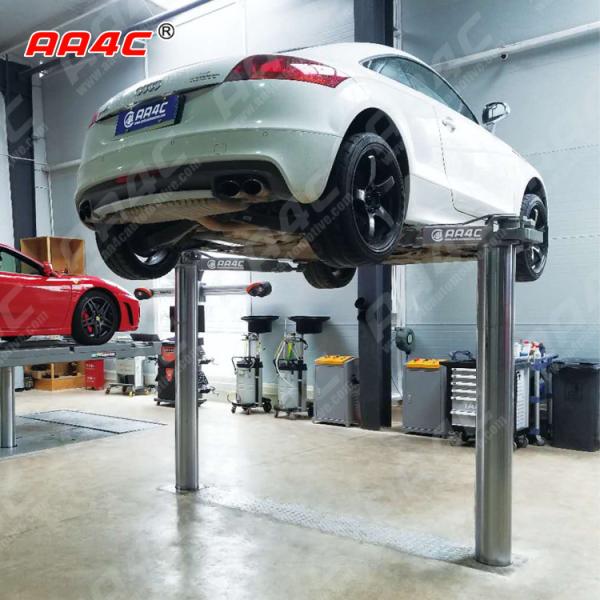 Подъем автомобиля столба 2 плиты пола небольшой на бетон 3.5T 7716.18lbs 1700mm Inground 4 дюймов