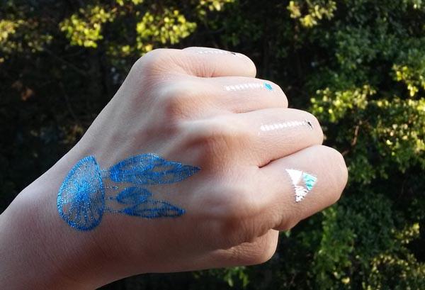 Metallic tattoo