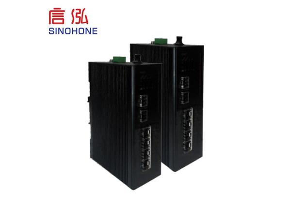 Secure PTN 2 Port Ethernet Switch , Stable Fiber Optic Cable Connect Switch
