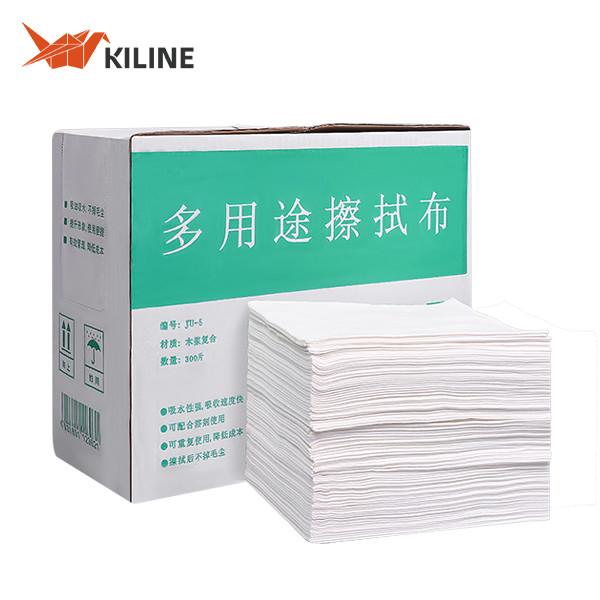 73gsm Polyester Viscose Sensitive Surface Wiping Towels 300x350mm