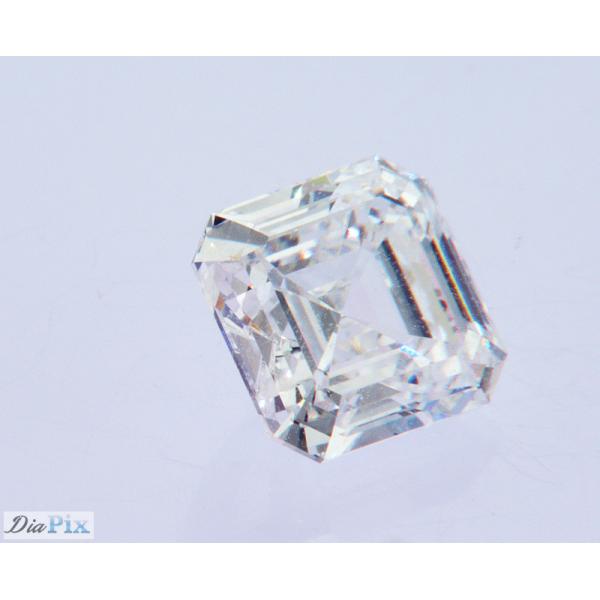 Синтетическая квадратная форма 1ct Диапазон CVD Asscher Cut Lab Выросший алмаз Бесцветный