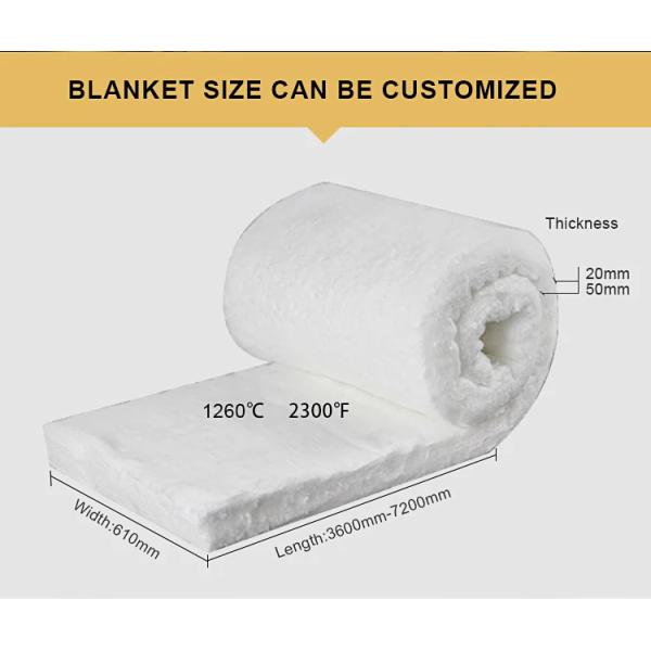 Refractory High Temperature Ceramic Fiber Blanket Ceramic Blanket Insulation