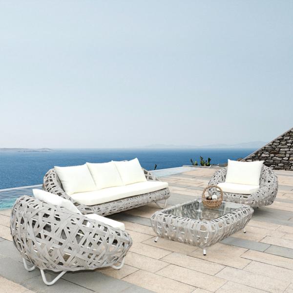 Create a Luxurious Outdoor Space with Rattan Furniture Luxury Rope Modern Garden Set