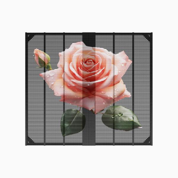 Flexible Advertising Pixel Led Mesh Display Transparent Led Outdoor Waterproof P3.91 Grille Screen