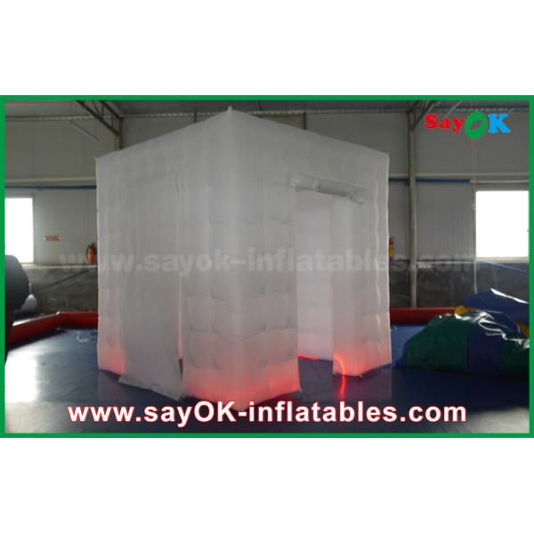 Случай 2.5x2.5m будочки фото СИД RGB раздувной студии фото раздувной или Customzied