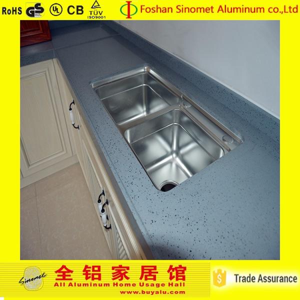 Solid Surface Aluminum Storage Cabinet Durable Aluminum Kitchen Cabinet