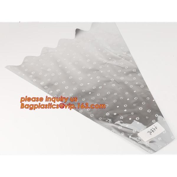 BOPP CPP Plastic fresh flower sleeve,romantic Valentine wrapping plastic flower sleeve,BOPP flower wrapping sleeve PACK