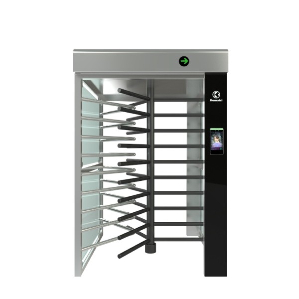 Full Height Turnstile With Real Name Face Recognition Access For Construction Sites