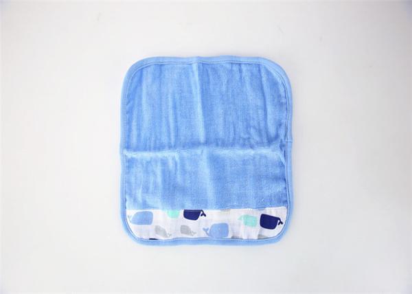 Breathable Soft Baby Face Cloths , Thin Baby Cotton Washcloths EU Standard