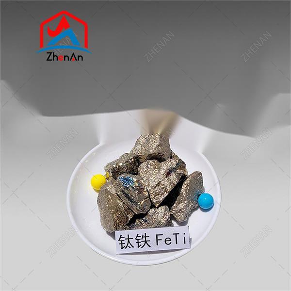 FeTi en bloc Fer Titanium métal en bloc prix Ferrotitanium