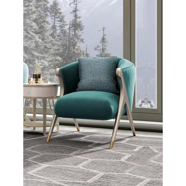 Luz luxuosa Sofa Chair moderno luxuoso da cadeira do hotel única