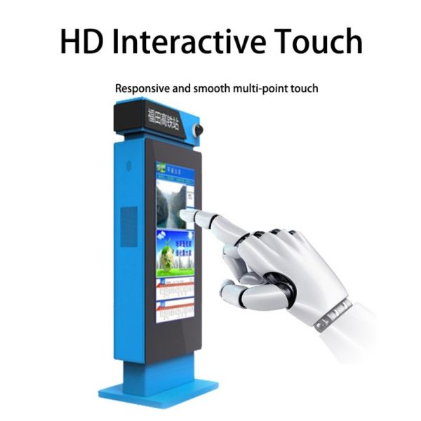 65-inch waterproof, lightning-proof, intelligent, high-brightness Smart Bus Stop Digital Signs