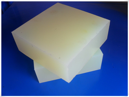 O poliuretano feito sob encomenda da folha de borracha amarela do poliuretano da cor parte a resistência de abrasão