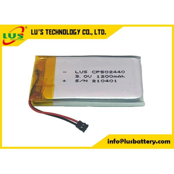 Клетка мешка лития батареи лития ультратонкая мягкая 1200mah CP502440 3.0V основная CP502440