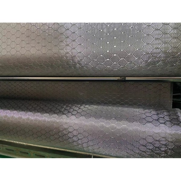 Plain Style Hexagon Carbon Fiber Fabric 3K Weave Kevlar Hybrid Waterproof