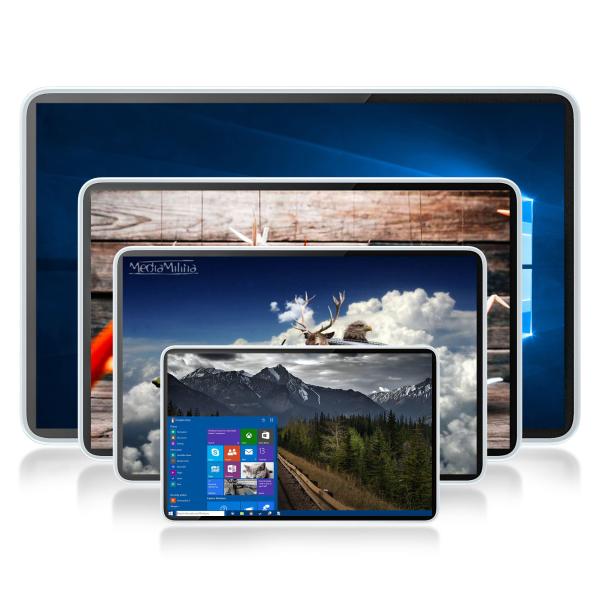 43 Inch Wall Mounted 10bit Advertising Digital Signage 8G ROM