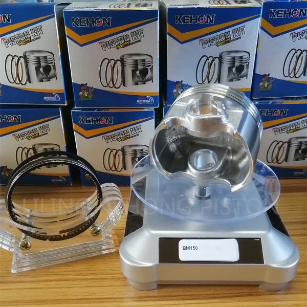 56mm CLY DIA Motorcycle Engine Pistons BM150 Durable High Compression