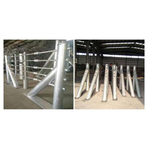 Безопасность дорожного движения Гибкие ограждения на заказ Цветная стальная проволока кабельный барьер