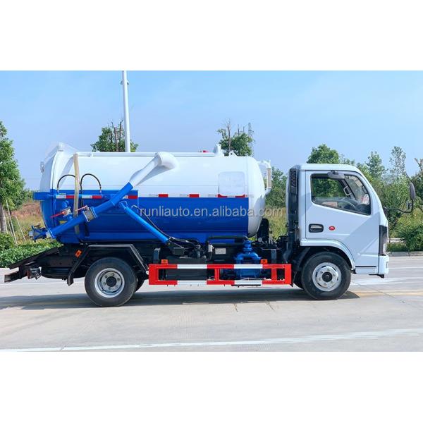Factory DFAC Dongfeng Sewage Suction Tank Truck Small Mini Vacuum Suction Septic Sewage Suction Truck