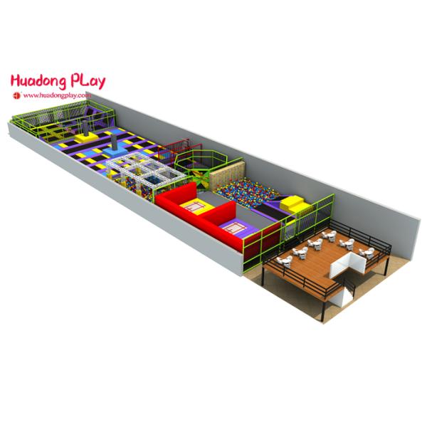 Multi - Function Indoor Trampoline Equipment Commercial 700 Sqm Eco - Friendly