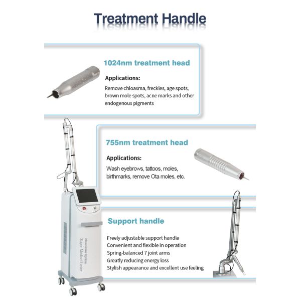 Professional Picosecond Laser Tattoo Removal Machine Carbon Peel Skin Rejuvenation
