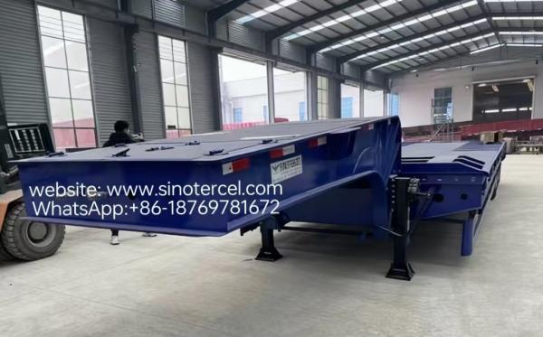 Low Bed Semi Trailer With Mechanical Suspension