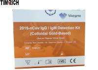High Accuracy Coronavirus Test Kit 2019- NCoV IgG IgM Detection Colloidal Gold Based
