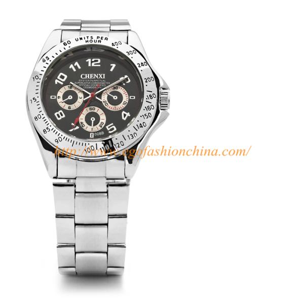 008B ROL Quality Watches Man Men's Watch 3 Decorational Dials Big Dial Watch Quartz Watch