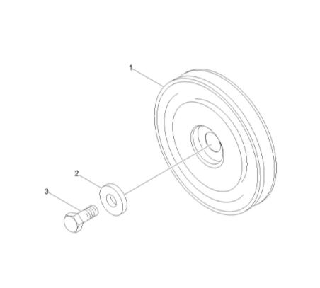 4083458 3046203 Cummins M11 Engine Drive Pulley For Hyundai Excavator Engine Parts