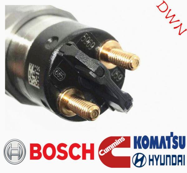 Injetor comum 0445120231=0445120059 do motor do combustível diesel do trilho de BOSCH para o motor de Cummins KOMATSU200-8 HyundaiHL770-7A