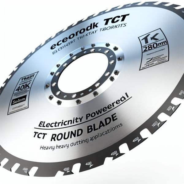 Coupe à l'électricité TCT ronde Diamètre de lame 280 mm Jusqu'à 1825 mm Pour la coupe lourde