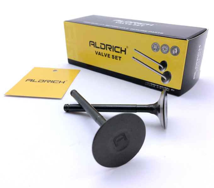 GY6 Engine Valve Set High-Strength Alloy Steel Intake & Exhaust Valves Kit for Scooter