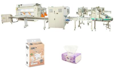 V Fold Facial Tissue Paper Production Line For Manufacturing Plants