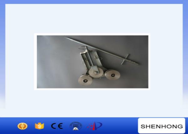 SJL-100 Aluminum Sheave Cable Pulling Rollers Conductor Grounding Roller When Tensioning Erect Wire
