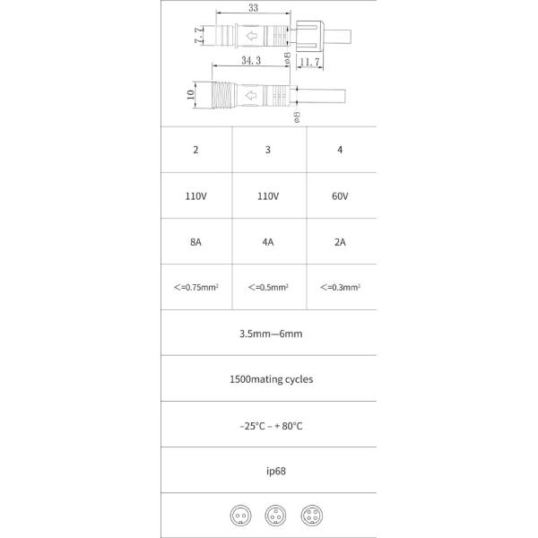 Специализированный М10 ПВХ мужчина и женщина голова обернутая клеящаяся уличная лампа совместный велосипед водонепроницаемый разъем