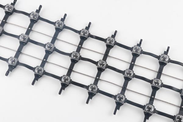 Rideau LED en maille programmable et flexible RGB DC12V, écran LED en maille pliable pour extérieur