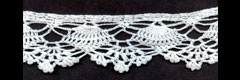 exquisite elastic stretch Crochet Lace trim handmade 7cm Cotton Lace