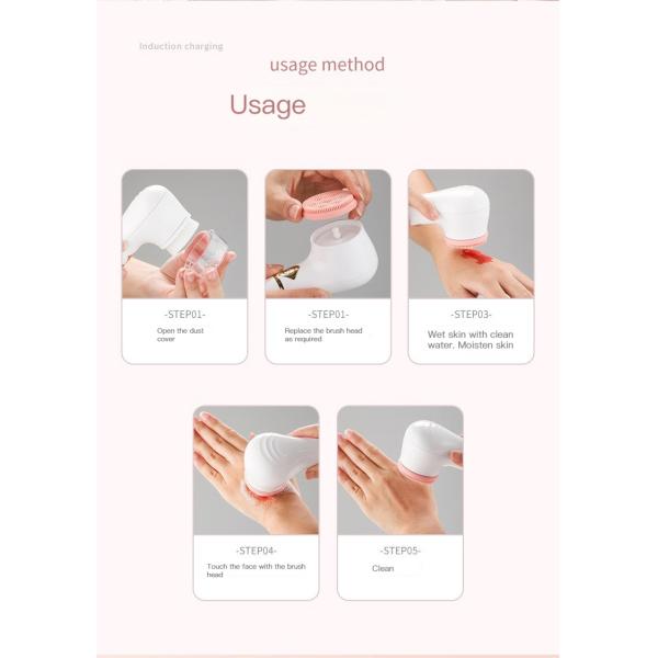 Сторона DC1.5V 6000rpm глубокая очищая чистит оборудование щеткой Px7 водоустойчивое