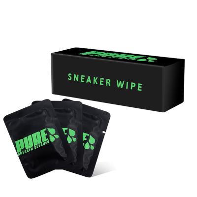 Kit de cuidados com tênis OEM Lenços umedecidos descartáveis ​​para limpeza de sapatos